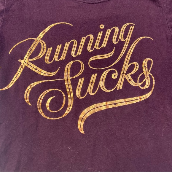 Bundle Nike Sportswear Running Sucks Maroon T Shirt Slim Fit Small & Dri Fit S - Picture 8 of 9